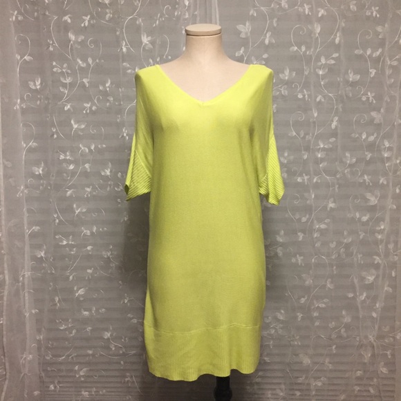 New York & Company Tops - Neon Yellow Tunic Top NEW